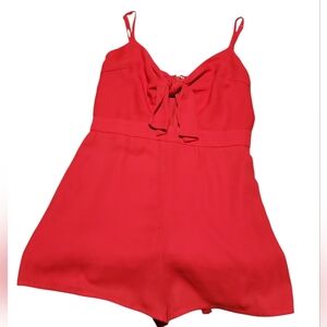 ROBERTSON + RODEO Women's Red Romper